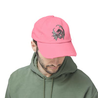 Load image into Gallery viewer, Mother Dragon Symbol Unisex Distressed Cap
