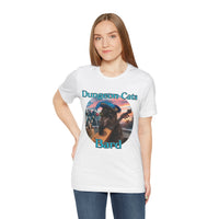 Load image into Gallery viewer, Dungeon Cats: Bard  Unisex Jersey Short Sleeve Tee
