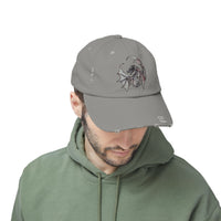 Load image into Gallery viewer, Mother Dragon Symbol Unisex Distressed Cap
