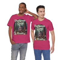 Load image into Gallery viewer, Dungeon Cats Druid Unisex Jersey Short Sleeve Tee
