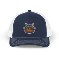 Load image into Gallery viewer, Aggressive Cat Cuddler Snapback Trucker Cap
