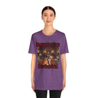 Load image into Gallery viewer, Dungeon Cats: Barbaricat Unisex Jersey Short Sleeve Tee
