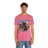 Load image into Gallery viewer, Dungeon Cats: Bard  Unisex Jersey Short Sleeve Tee

