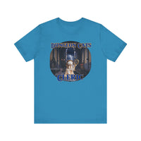 Load image into Gallery viewer, Dungeon Cats: Cleric Unisex Jersey Short Sleeve Tee
