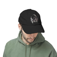 Load image into Gallery viewer, Mother Dragon Symbol Unisex Distressed Cap
