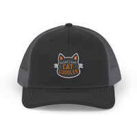 Load image into Gallery viewer, Aggressive Cat Cuddler Snapback Trucker Cap
