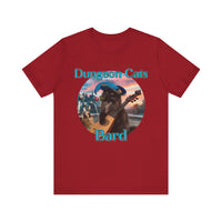 Load image into Gallery viewer, Dungeon Cats: Bard  Unisex Jersey Short Sleeve Tee
