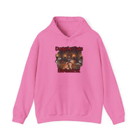 Load image into Gallery viewer, Dungeon Cats: Barbaricat Unisex Heavy Blend™ Hooded Sweatshirt
