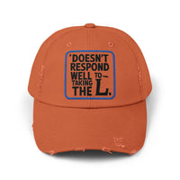 Load image into Gallery viewer, Doesn&#39;t Respond Well to Taking the L stressed cap
