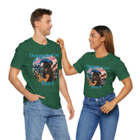 Load image into Gallery viewer, Dungeon Cats: Bard  Unisex Jersey Short Sleeve Tee
