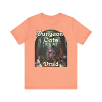 Load image into Gallery viewer, Dungeon Cats Druid Unisex Jersey Short Sleeve Tee
