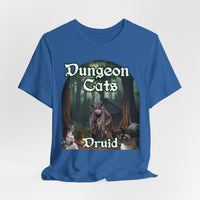 Load image into Gallery viewer, Dungeon Cats Druid Unisex Jersey Short Sleeve Tee
