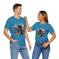 Load image into Gallery viewer, Dungeon Cats: Bard  Unisex Jersey Short Sleeve Tee
