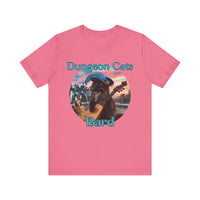 Load image into Gallery viewer, Dungeon Cats: Bard  Unisex Jersey Short Sleeve Tee
