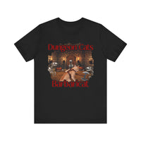 Load image into Gallery viewer, Dungeon Cats: Barbaricat Unisex Jersey Short Sleeve Tee
