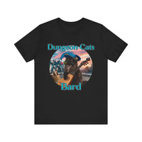 Load image into Gallery viewer, Dungeon Cats: Bard  Unisex Jersey Short Sleeve Tee
