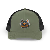 Load image into Gallery viewer, Aggressive Cat Cuddler Snapback Trucker Cap
