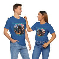 Load image into Gallery viewer, Dungeon Cats: Bard  Unisex Jersey Short Sleeve Tee
