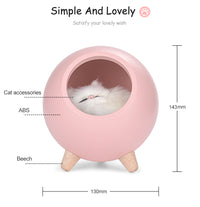 Load image into Gallery viewer, LED Cat Light USB Touch Night Llight Bionic Cat Stepless Dimming Atmosphere Night Light Room Decoration Lamp Holiday Gift
