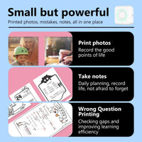 Load image into Gallery viewer, Mini Printer Portable Thermal Stickers

